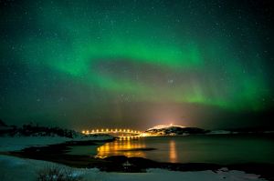 norwegia, fot adam brzoza, zorza polarna, aurora, okolice tromso, wyspy Sommaroya,, Kvaloya,